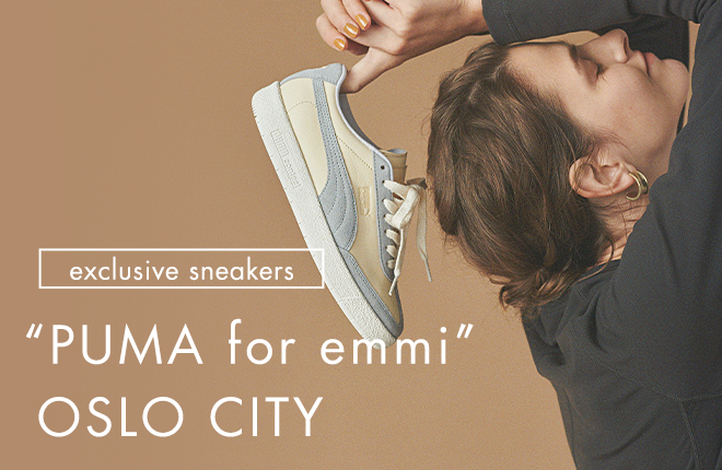 PUMA for emmi“OSLO CITY” New Model Sneakers