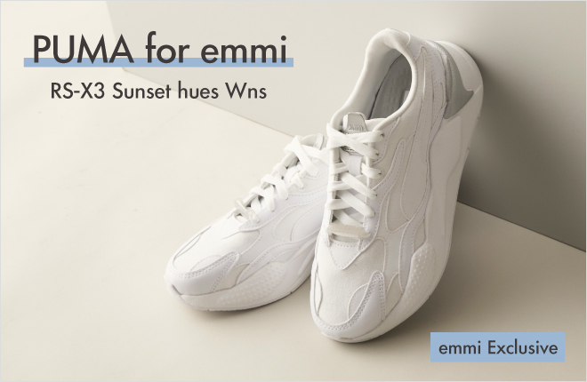 “PUMA for emmi” RS-X3 Sunset hues Wns