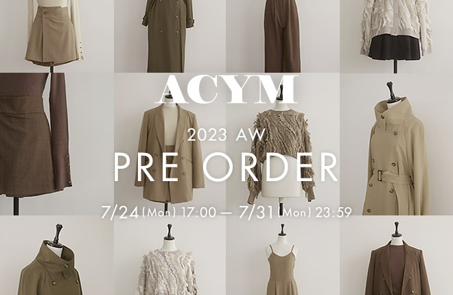 ACYM 2023 AW collection PRE-ORDER