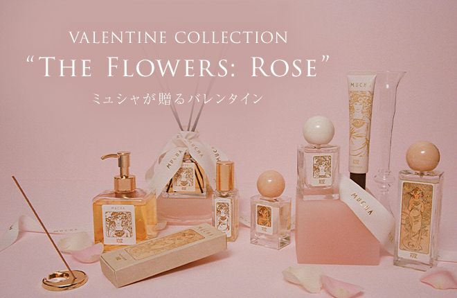 MUCHA VALENTINE COLLECTION “THE FLOWERS: ROSE”