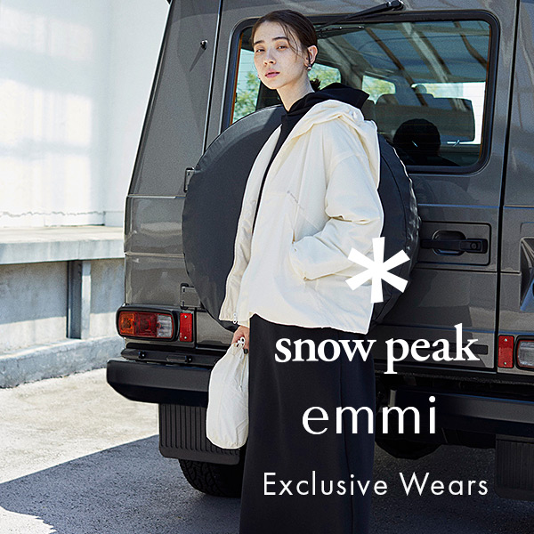snow peak emmi exclusive wears