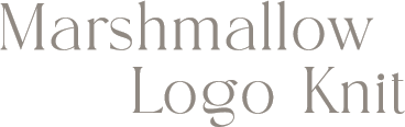 Marshmallow Logo Knit