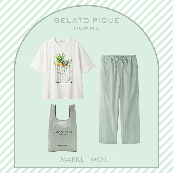 gelato pique(ジェラート ピケ)のニュース | 【GELATO PIQUE HOMME 】春の爽やかな着こなしに！ストライプ＆マーケットシリーズ