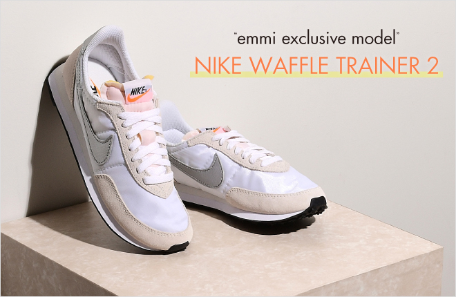 “emmi exclusive model” NIKE WAFFLE TRAINER 2