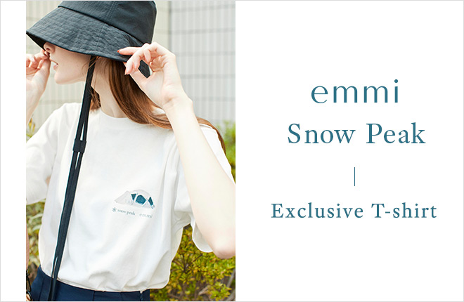 emmi×SnowPeak Exclusive T-shirt
