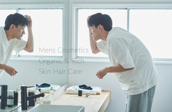 MENS Cosmetics Organic Skin&Hair Care