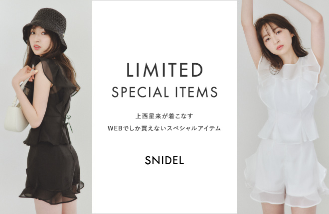 SNIDEL WEB LIMITED SPECIAL ITEMS