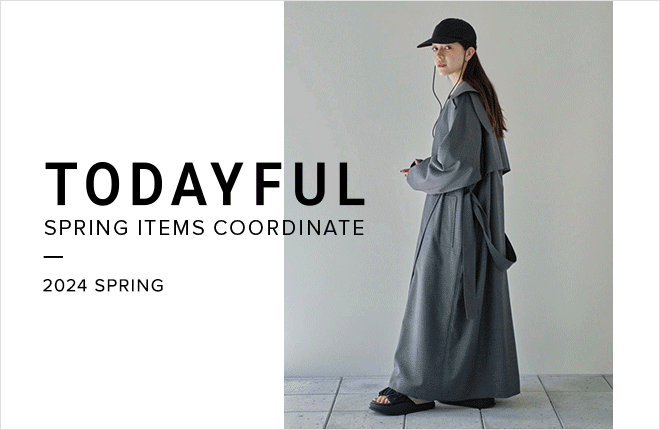 TODAYFUL -2024 SPRING ITEMS COORDINETE-
