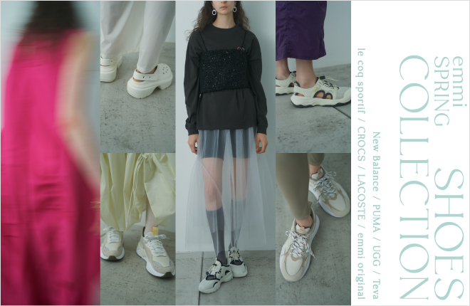 emmi  (エミ)  SPRING SHOES   COLLECTION   2024