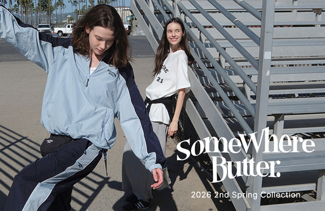 SOMEWHERE BUTTER.より春の新作が到着