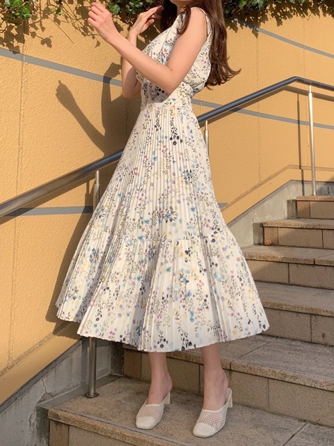 Usagi Online限定 プリントワンピース マキシ丈 ロングワンピース Snidel スナイデル ファッション通販 ウサギオンライン 公式通販サイト