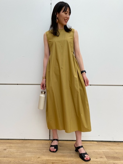 脇ギャザーデザインコクーンワンピース 膝丈 ミディ丈ワンピース Mila Owen ミラ オーウェン ファッション通販 ウサギオンライン公式通販サイト