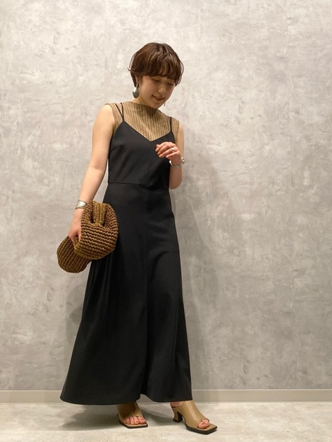 背中編み上げキャミサロペワンピース マキシ丈 ロングワンピース Mila Owen ミラ オーウェン ファッション通販 ウサギオンライン公式通販サイト