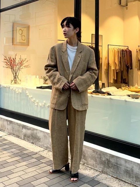 todayful boyfriend linen jacket タグ付美品36