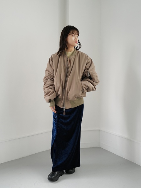 Shirring MA-1（ブルゾン）｜RANDEBOO（ランデブー）｜ファッション 
