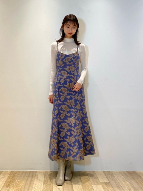 80/20クロス スナイデルsnidelジャガードキャミナロージャンスカA23115
