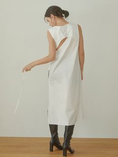 ACYM/Wrap design cut ワンピース/マキシ丈/ロングスカート