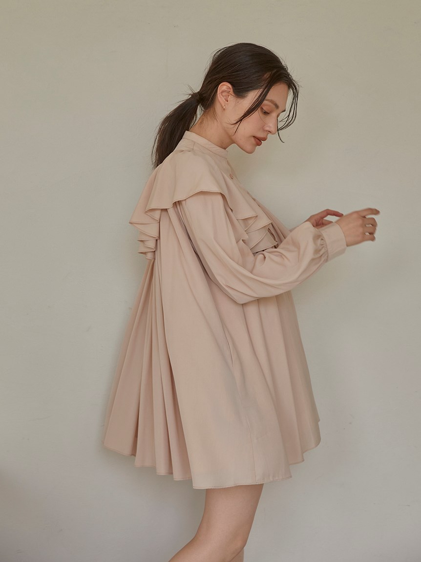 Frill blouse mini ワンピース（マキシ丈/ロングワンピース）｜ACYM