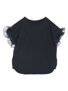 ACYM/Frill sleeve Tシャツ/カットソー/Tシャツ