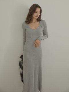 ACYM/Heart neck fit flare ワンピース/その他ワンピース
