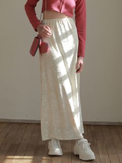 AMAIL/Veroa straight skirt/マキシ丈/ロングスカート