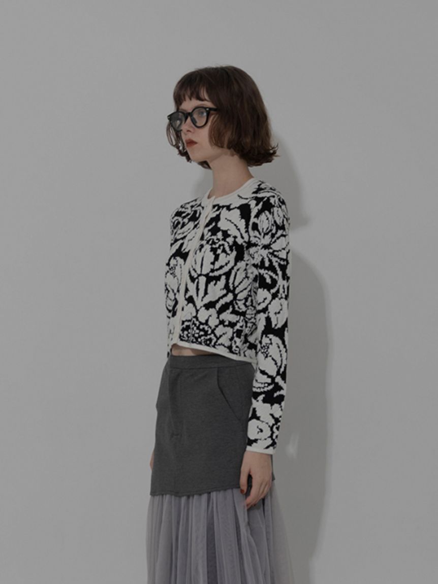Motif flower mono knit（ニット）｜AMAIL（アマイル）｜ファッション