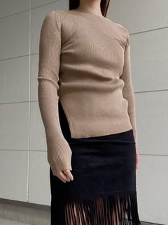 AMAIL/Feminin cut knit/ニット