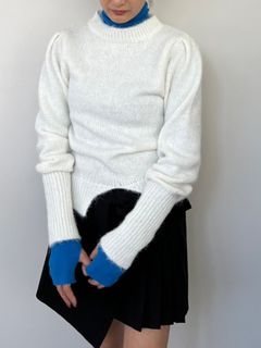 AMAIL/Cut out fuwa knit/ニット