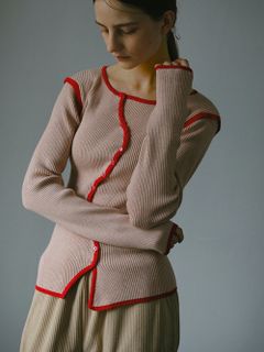 AMAIL/Piping egg knit/ニット