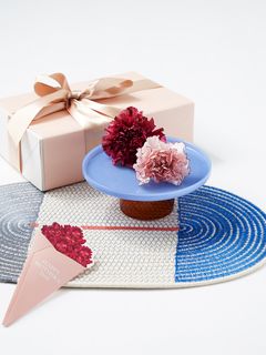 amabro/【ラッピング済み】【USAGI ONLINE限定】【セット商品】TWO TONE STAND ＆ COTTONPLACE MAT Round/その他食器/キッチン用品