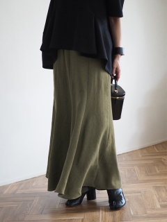 ANIECA/Linen Like Long Skirt/その他スカート