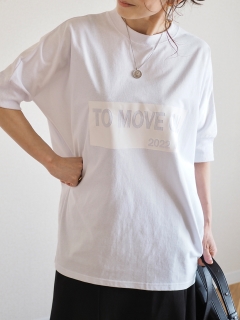 ANIECA/Front Logo T-Shirt/カットソー/Tシャツ