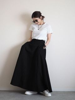ANIECA/Volume 8Parts Skirt/マキシ丈/ロングスカート