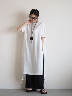ANIECA/T-Shirt One-piece/マキシ丈/ロングワンピース