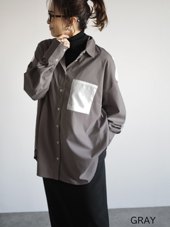 ANIECA/Switch Cloth Shirt/シャツ/ブラウス