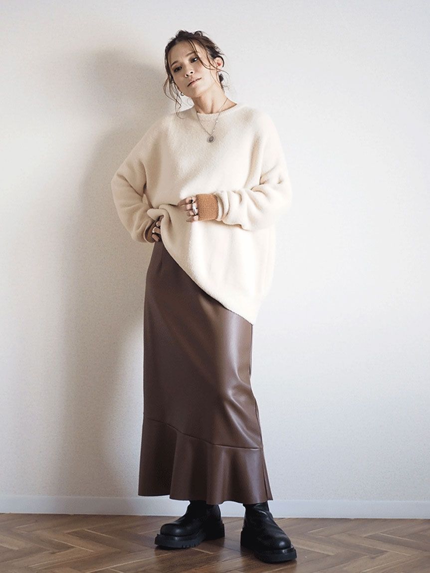 Eco Leather Skirt（その他スカート）｜ANIECA（アニーカ