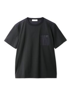 AOURE/フェザークロス ドッキングTシャツ/カットソー/Tシャツ