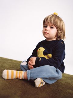 BOBO CHOSES/Baby Rubber Duck long sleeve T-shirt/カットソー/Tシャツ