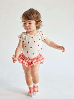 BOBO CHOSES/Baby Tomato body and Vichy accesorios set/セットアップ