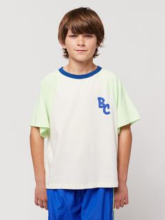 BOBO CHOSES/BC Color Block raglan sleeves T-shirt/カットソー/Tシャツ