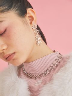 Bijou R.I/Connect Heart Choker Necklace/ネックレス