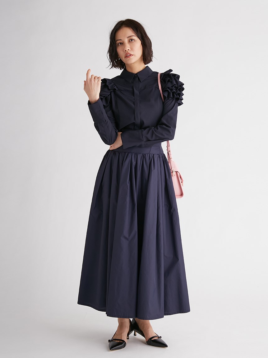 美品♡ HANAE MORI*CELFORDコラボ フレアタフタスカート