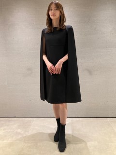 CELFORD/トリプルクロスケープドレス/ドレス
