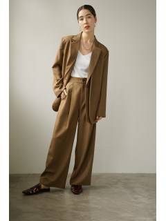 CIEL'AIR/TUCK WIDE TROUSERS/その他パンツ