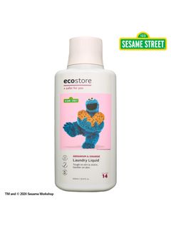 ecostore/【ecostore】SESAME STREET ランドリーリキッド＜ゼラニウム＆オレンジ＞500mL/ランドリーグッズ