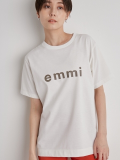 emmi yoga/【emmi yoga】バックシャンemmiロゴTシャツ/トップス