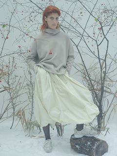 emmi atelier/【emmi atelier】タックボリュームバルーンスカート/マキシ丈/ロングスカート