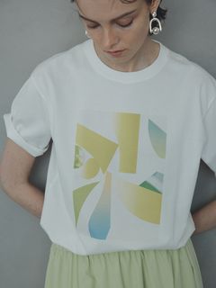 emmi atelier/【emmi×chisato tatsuyama】プリントTシャツ/カットソー/Tシャツ