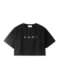 emmi atelier/【emmi×PlaX】 emmiロゴクロップドTシャツ/カットソー/Tシャツ