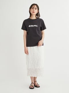 emmi atelier/ワッシャーシフォンＩラインスカート/マキシ丈/ロングスカート